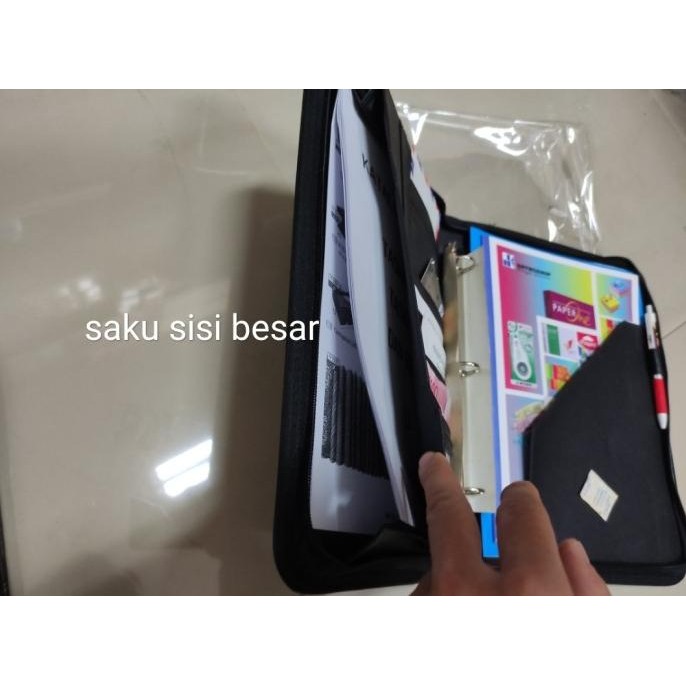 

new !!! map sleting seminar a4 ring 3 kulit sintetis murah