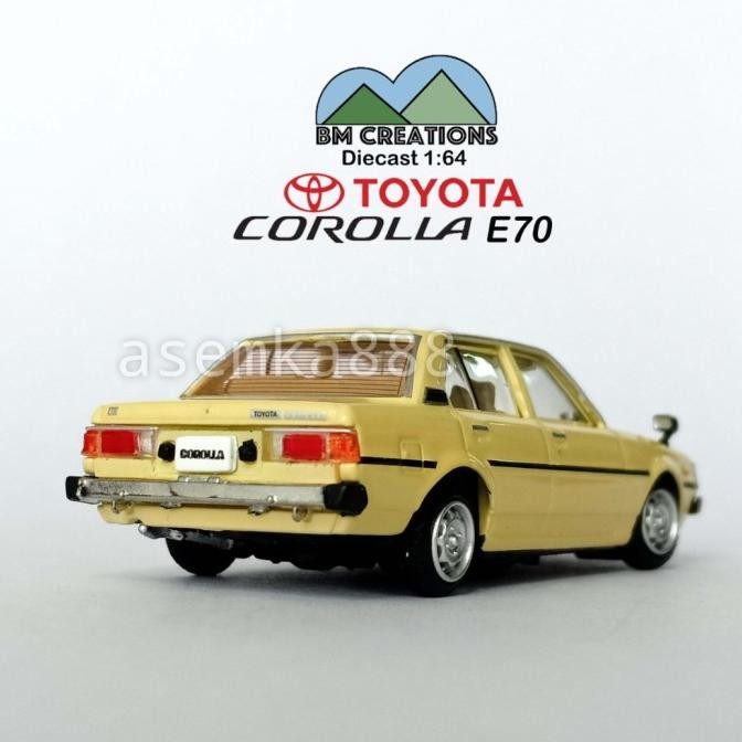 baru  bm creations 1/64 diecast toyota corolla murah