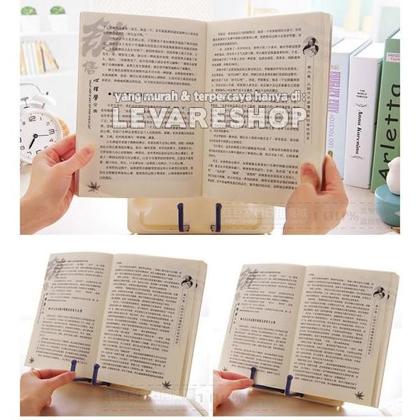 

new !!! Penyangga Buku Berdiri + Tuas Penahan Lembar Halaman Saat Membaca murah