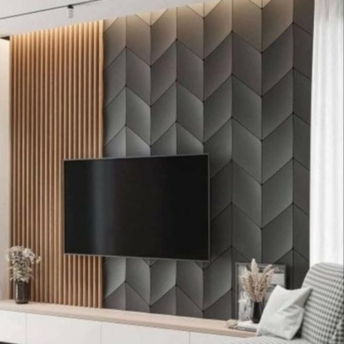 ready  Backwall panel/ Backdrop tv/ Wall panel 3D/ Backdrop minimalis murah