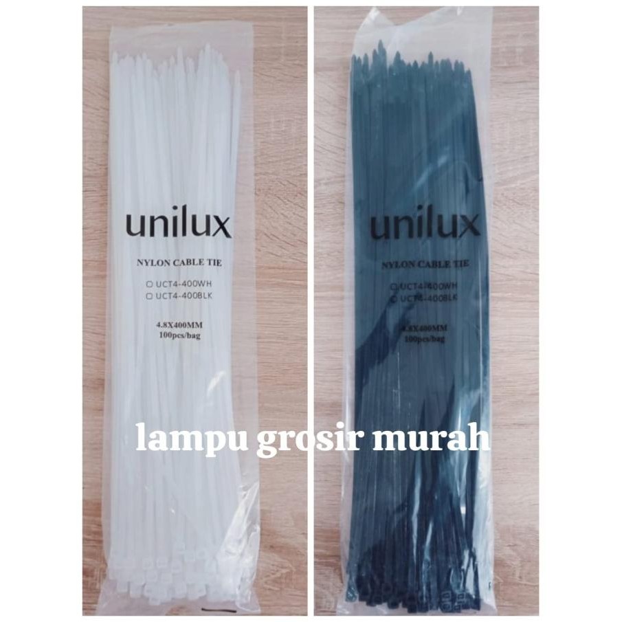 

new !!! KABEL TIES CABLE TIE 4,8x400mm 4.8 x 400 mm KUALITAS BAGUS - Putih murah