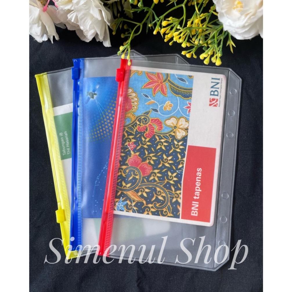 

Big Sale!!! rt-342 ZIPLOCK BINDER A6/Kantong Penyimpanan Tagihan/Zipper Pocket/ZIPLOCK SLEEVE WARNA WARNI Original Hemat