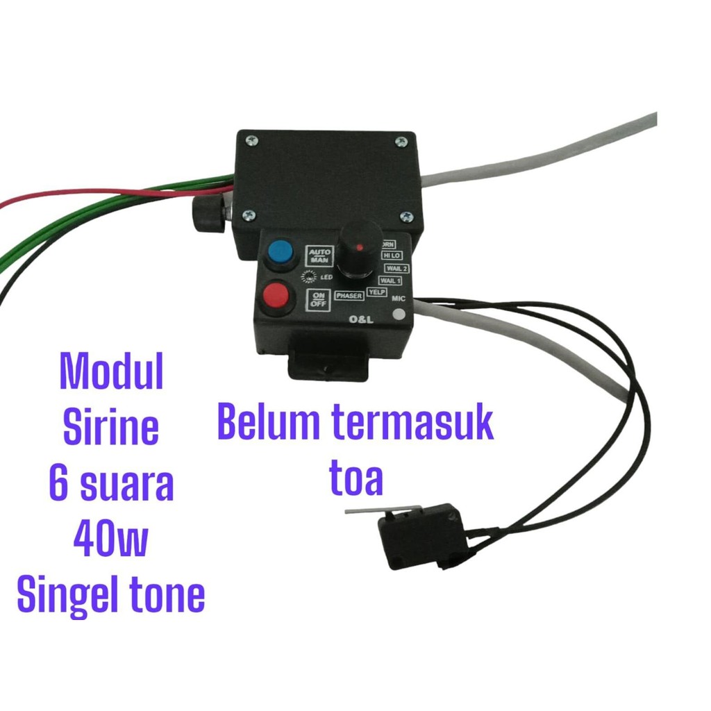 Modul Sirine 6 Suara Single Tone 40w