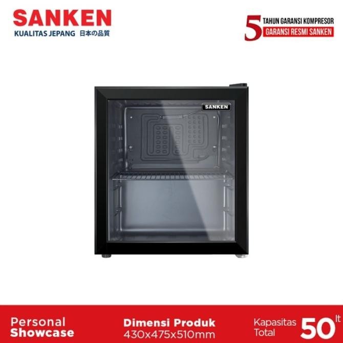 sanken showcase srs-50r6 minibar mini bar kulkas hotel portable