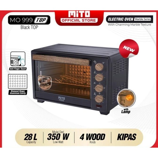 mitochiba oven listrik 28 liter - mo999