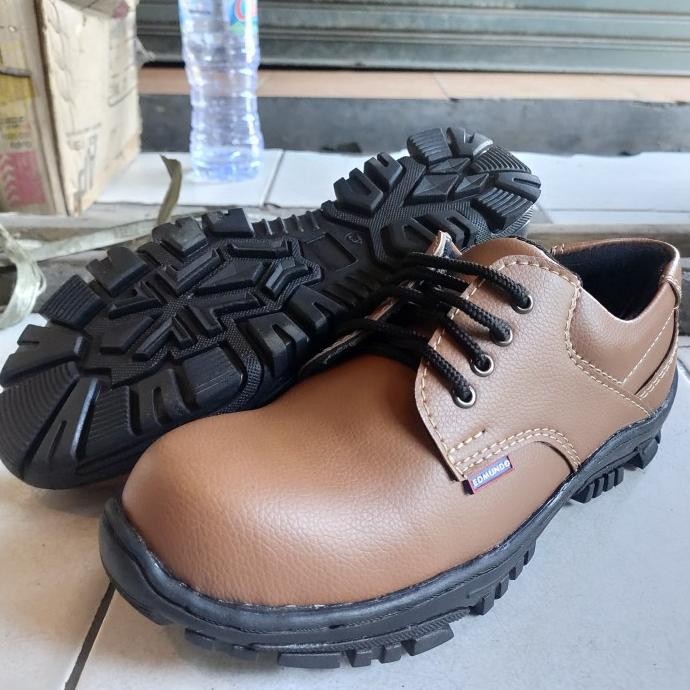 Original sepatu safety pria sepatu safty emdundo pendek tali