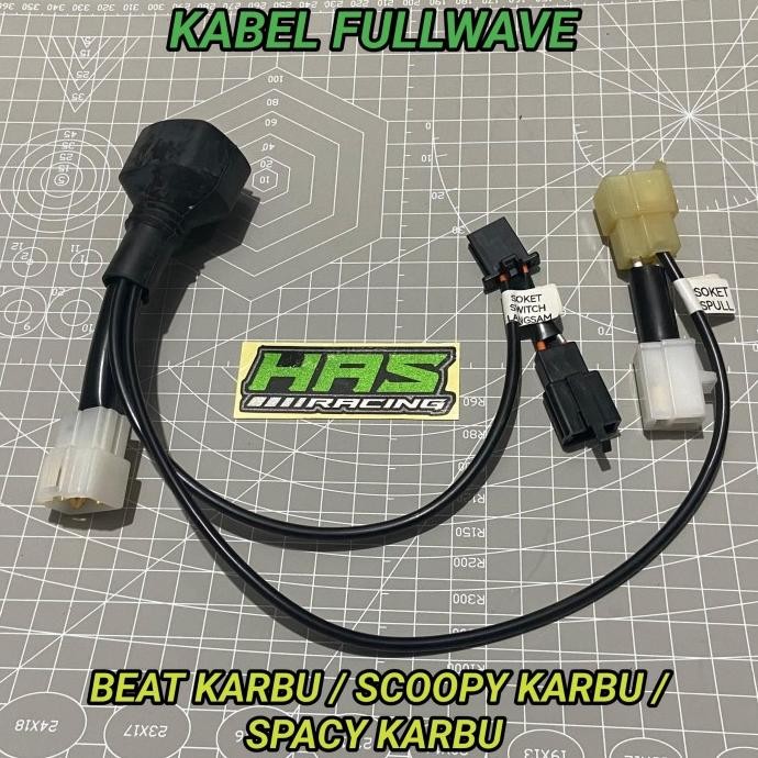 Kabel Fullwave Dc Beat Karbu Plus Sikring Pnp Kiprok Tiger Dan Nmax