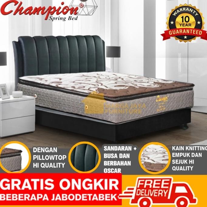 Set Komplit Fullset Springbed Kasur Matrass Symbol Pillowtop 180