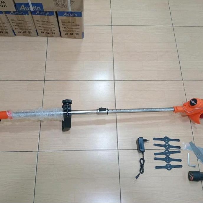 Mesin Potong Rumput Shining Baterai Lengkap Mesin Pangkas Rumput Shining 99V New Stok