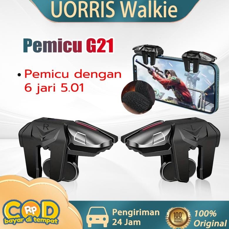 READY YAG21 Trigger Controller Joy Stick Alat Bantu Tembak Shooter L1 R1 Tombol Untuk Gaming Handpho