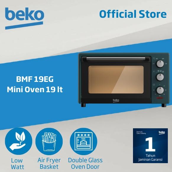 oven listrik beko bmf19eg 19 liter oven portable