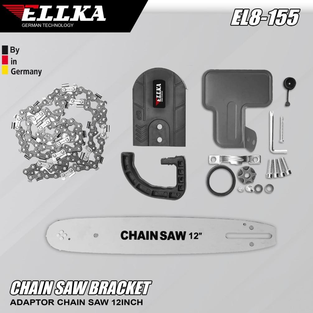 Fx-76 Gergaji Mini Gerinda Tangan Adaptor Chainsaw Konverter Adapter Gerinda Chainsaw Mini Senso 12"
