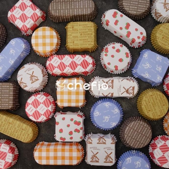 Bisa Spk Paper Cup Case Roti Kue Risol Kertas Alas Roti Laminating Bread Square