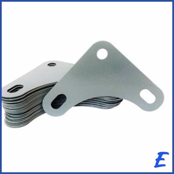 | BLR | PLAT SIKU L LUBANG BESI RAK SIKU LOBANG KLEM SIKU LOBANG 1.2MM TEBAL ABU