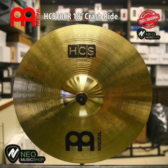 CYMBAL MEINL HCS18CR MEINL CRASH RIDE 18" ORIGINAL ORIGINAL DAN TERPERCAYA