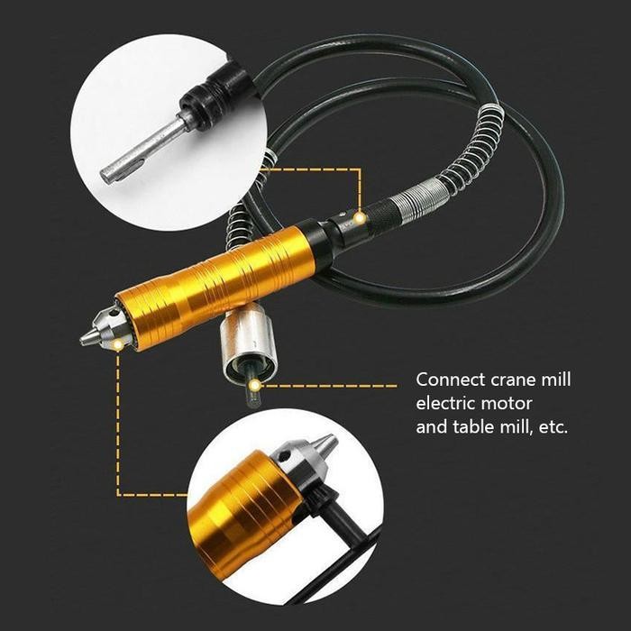Mesin Bor Kabel Selang Fleksibel Tuner Cuner Foredom- Universal - Mini Grinder Cnc 6Mm Porting Handp