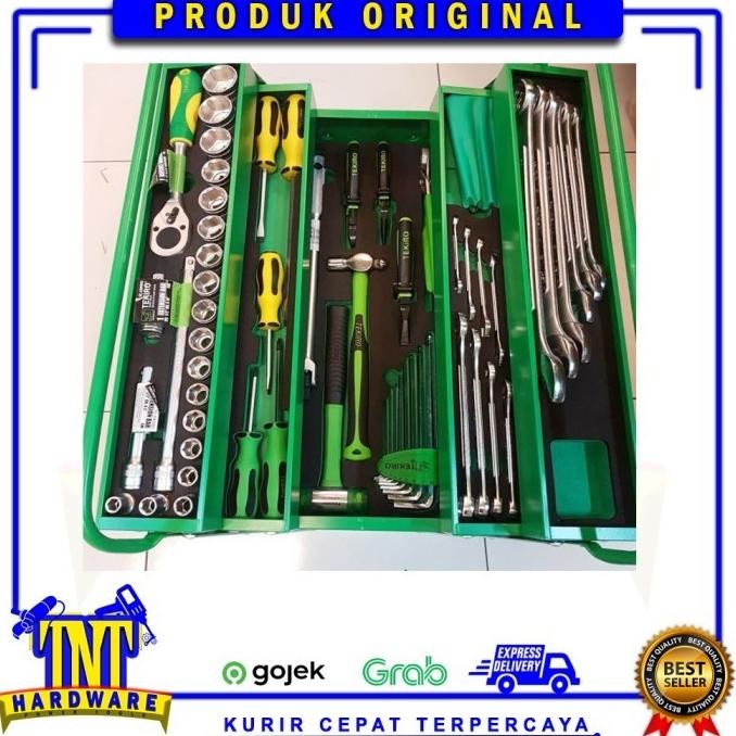 TEKIRO TOOL BOX SET 66 PCS/MEKANIK TOOLS /ALAT PERKAKAS /TOOL SET