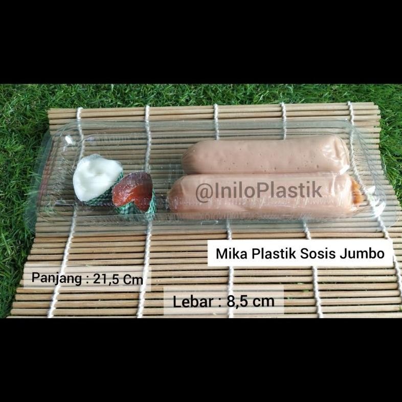 Aw-96 Mika Sosis / Tray Sosis / Mika Hot Dog / Tray Makanan H24 [50Pcs] Termurah