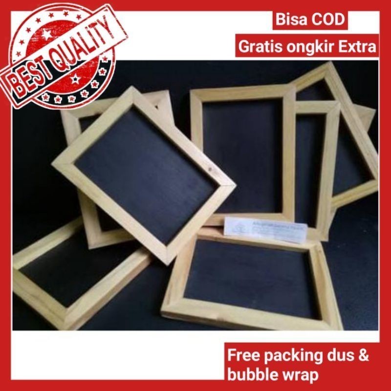 

Wah Murah Banget+Gratis 1 Kapur, Papan Tulis Kapur, Papan Tulis Hitam / Jati Belanda / Blackboard