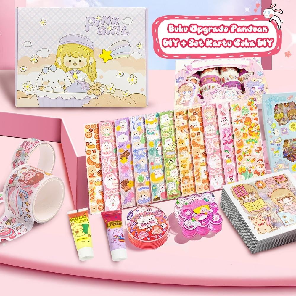 

Wetech Diy Stiker Buku Handbook & Diy Gooka Set Dekorasi Handbook Scrapbook Buku Jurnal Sticker 1 Paket Diy Label Buku Jurnal Anak