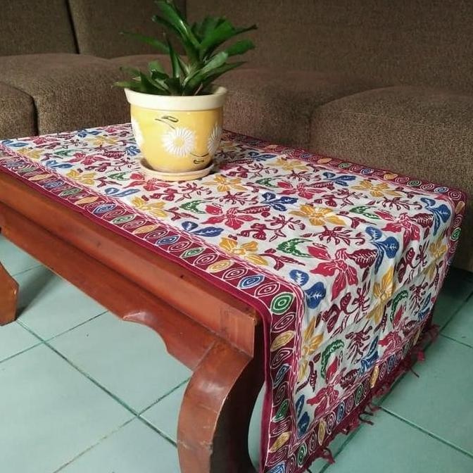 Taplak Meja Tamu Batik Persegi Panjang 50x120 cm GM