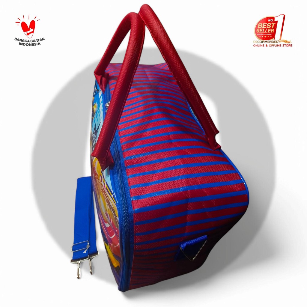TAS TRAVEL KANVAS SUPER KANVAS KARAKTER KOPER ANAK TAS JINJING TEMPAT BAJU ANAK GAMBAR LUCU UKURAN B