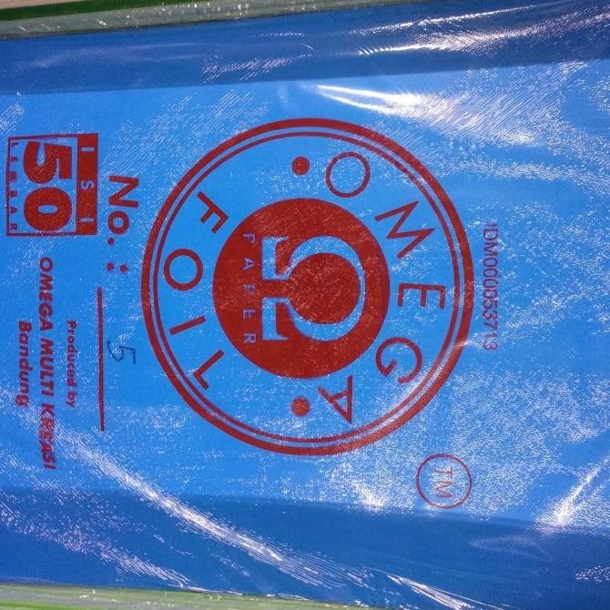 

NEW kertas cover omega / kover omega / kertas omega foil / karton omega Paper