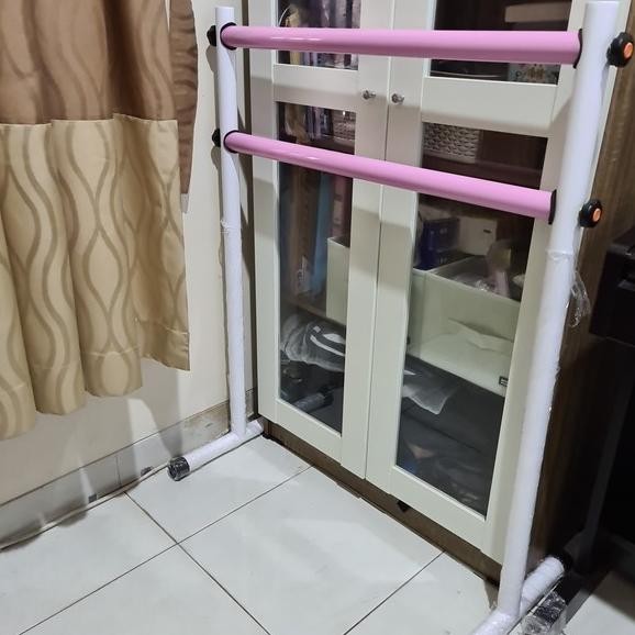 Terlaris MINI Ballet Barre Besi Pegangan Latihan Ballet Kuat dan Kokoh SALE