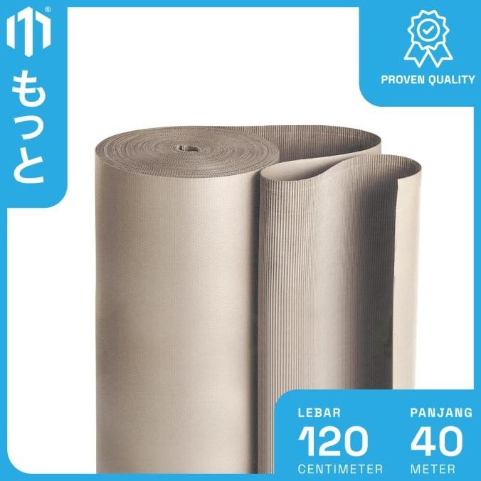 

TERMURAH - Single Face / Corrugated Roll Ukuran 120 CM x 40 M - Karton Lembar Untuk Packing - Motto Single Face