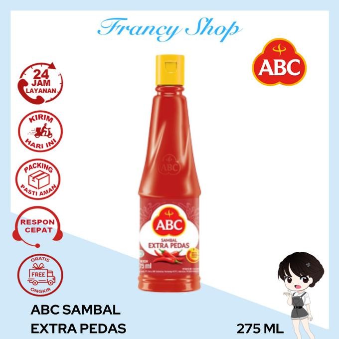 

Sambal Botol ABC Extra Pedas 275 ml