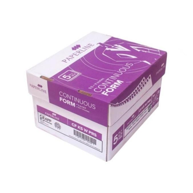 

TERBARU - Paperline Continuous Form 5PLY CF K5 W PRS BAGI 2 HALAMAN
