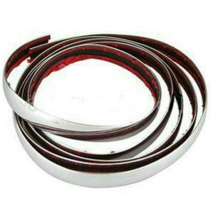 Lis chrome helm, mobil, vespa universal