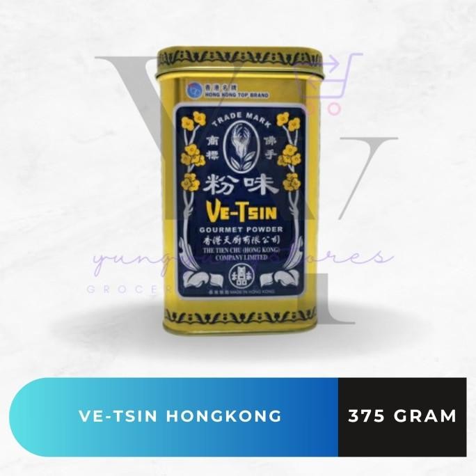 

Terbaru Ve-Tsin Gourmet Powder / Vetsin / Micin Kaleng Hongkong 375 gram