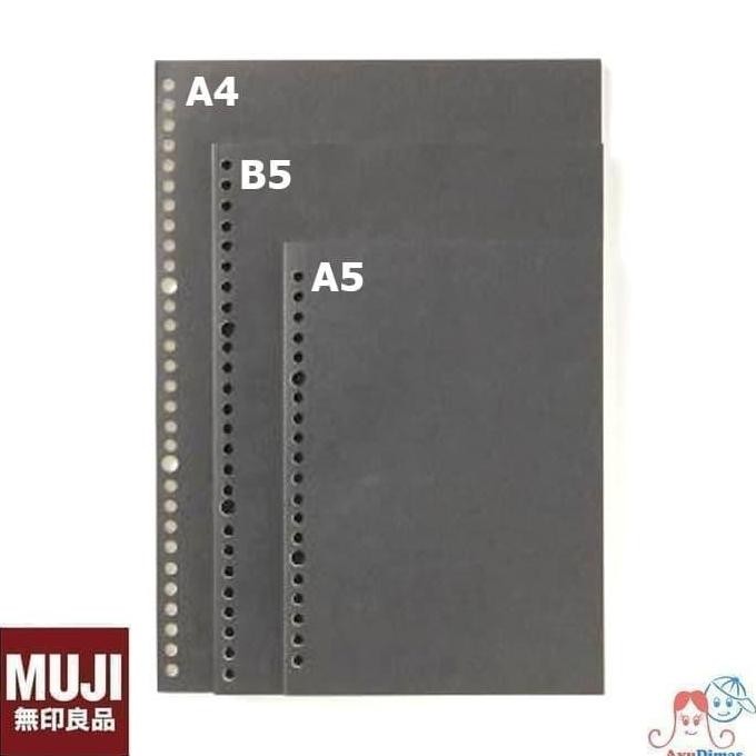 

TERMURAH - MUJI - LINE Loose leaf Notebook Can be peeled off - binder A5/B5/A4