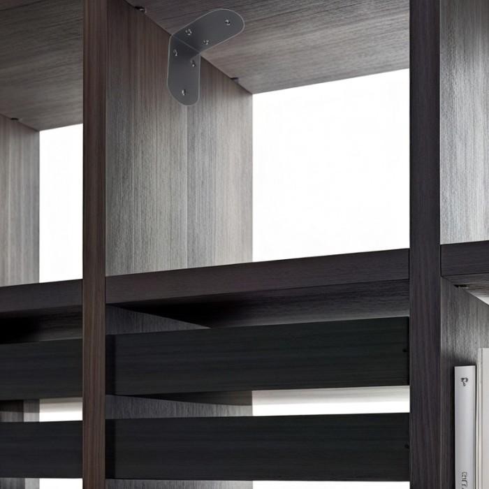 Plat Bracket Siku L / Siku Besi L /Siku L Penahan Ambalan Rak Bracket Sudut