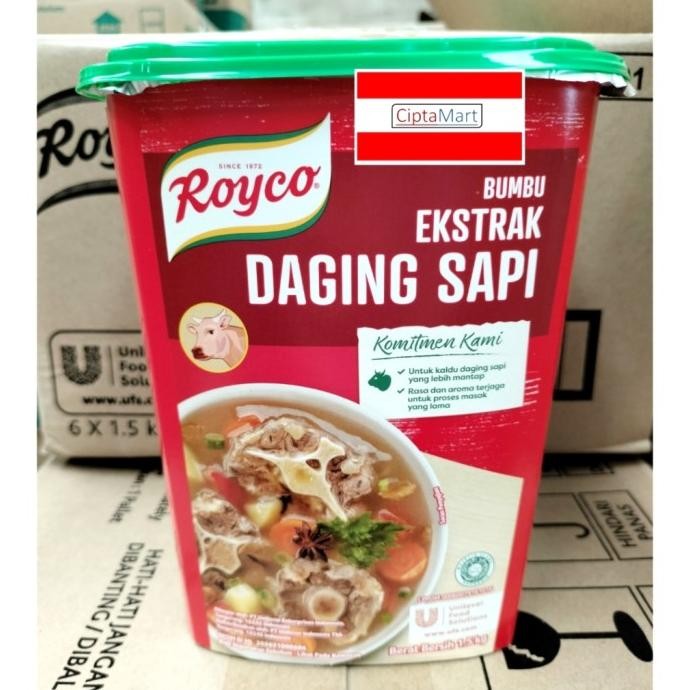 

Terbaru Royco Bumbu Ekstrak Daging Sapi 1.5 Kg