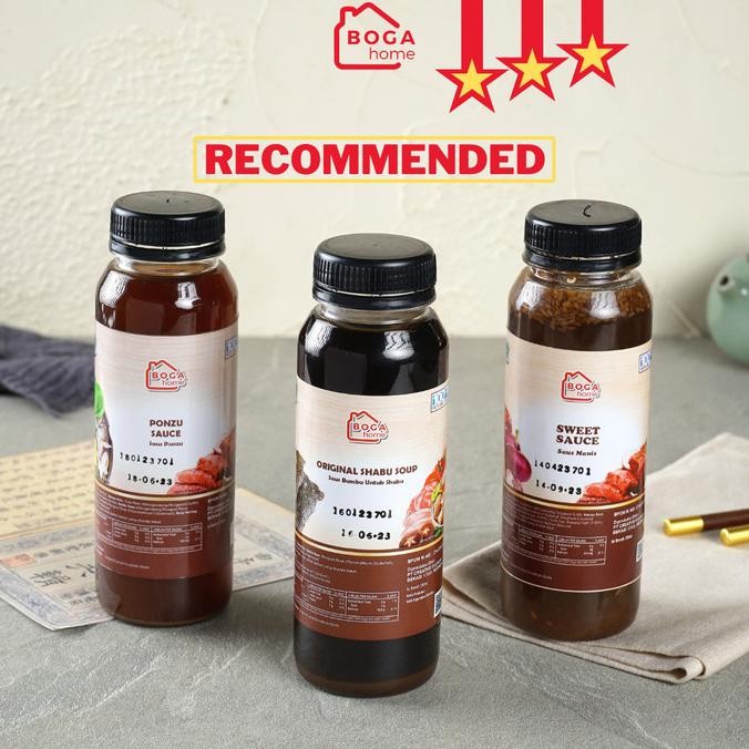 

Terbaru Bundle Package Soup and Sauce | Kuah Shabu | Saus Yakiniku | Kaldu Sup