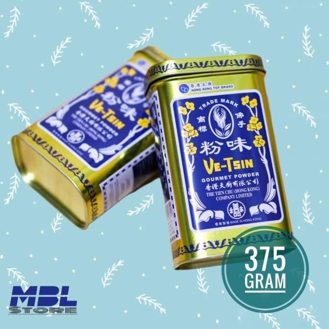 

Terbaru Vetsin Hongkong Gourmet Powder 375 g / Ve -Tsin penguat rasa