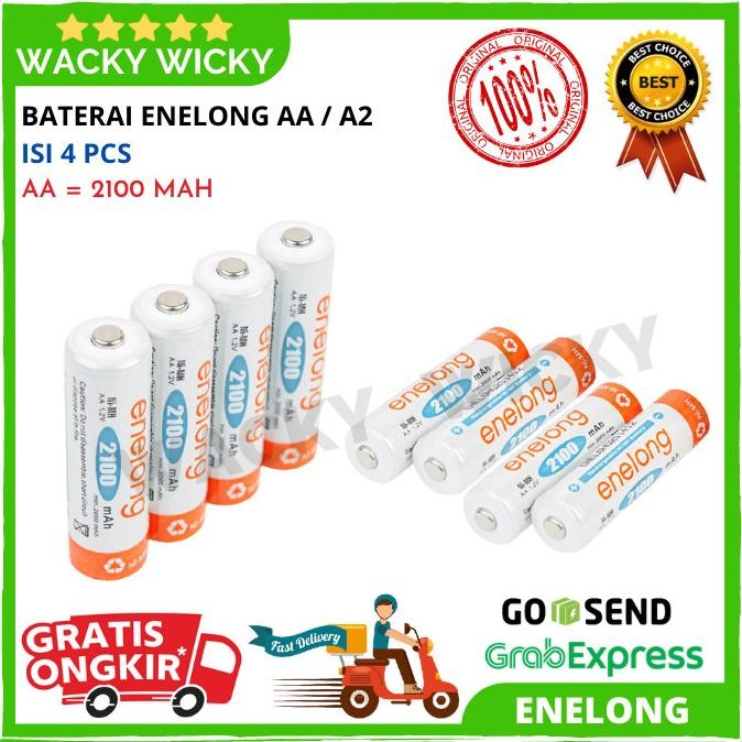 ready Batre Baterai Charger Casan Eneloop Enelong AA 2100 MAH / AAA 900 MAH