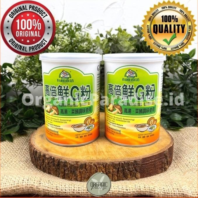 

Terbaru Kaldu Jamur Non MSG G-Seasoning Vegetarian Chateau 250 gram
