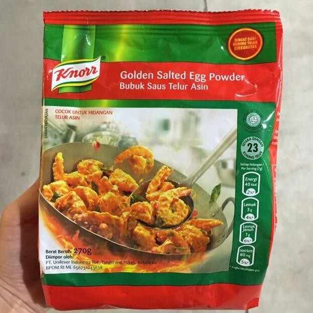 

Terbaru knorr golden salted egg 270gr | bumbu | masak | penyedap | telur asin
