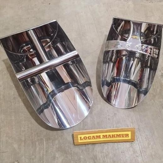 

Terlaris [Paket Combo] Serok Stainless Ukuran Besar & Jumbo - Sendok Sekop Beras Jagung Kedelai Semen Tepung Es Kristal