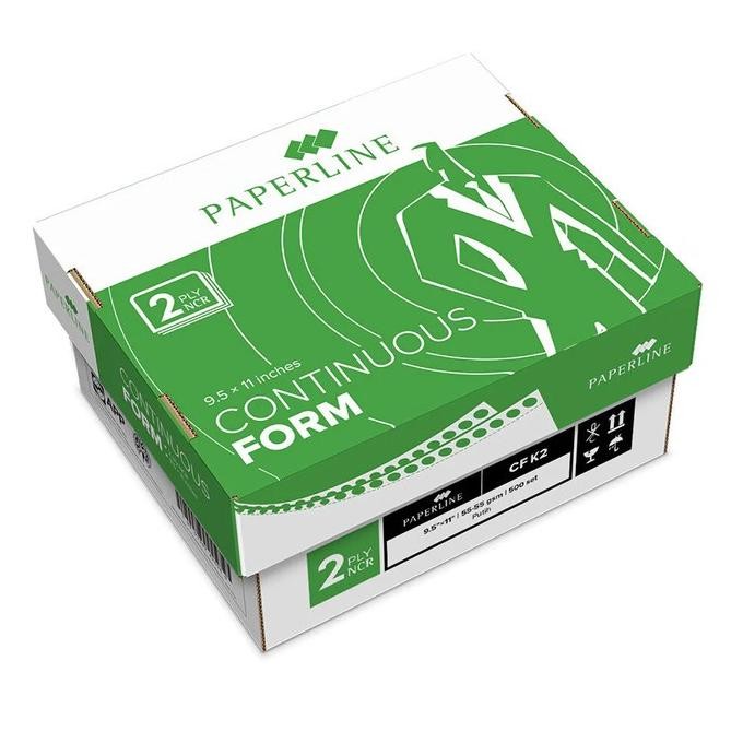 

TERLARIS - Paperline PPL Continuous Form 2 Ply / Rangkap 9.5x11" Full Putih CF K2