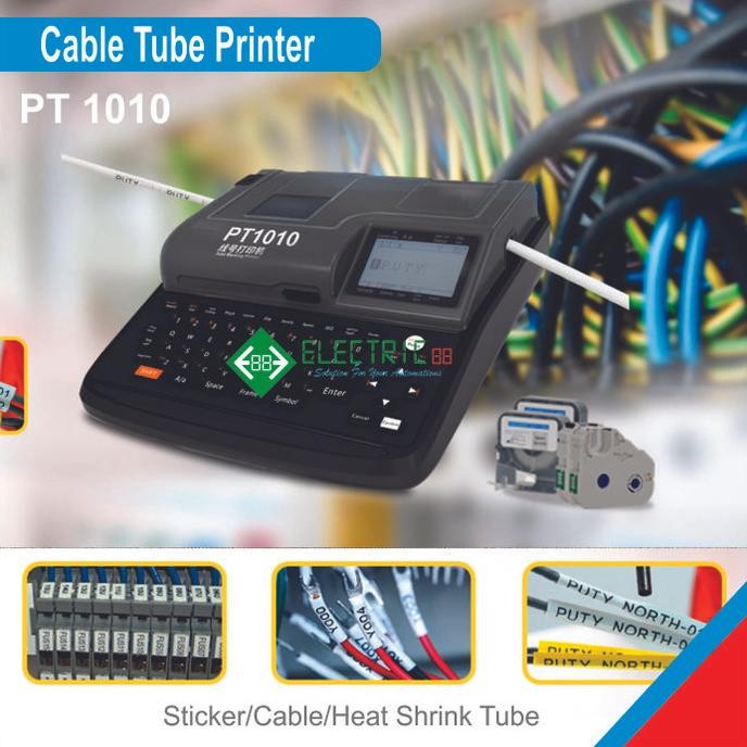 

BEBAS ONGKIR - Printer Label Tube Kabel PUTY PT1010
