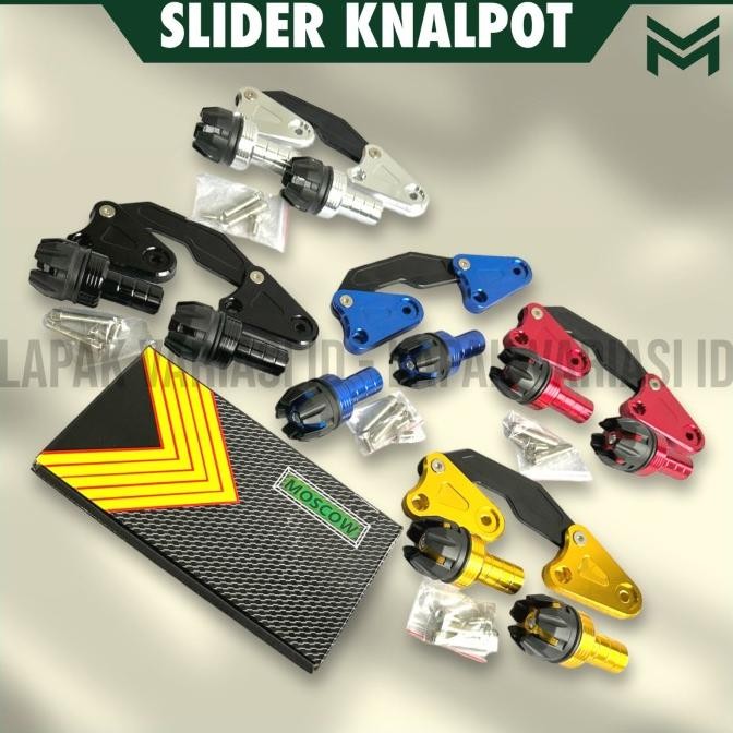 New JALU SLIDER KNALPOT FRAME SLIDER KNALPOT CNC NMAX AEROX DLL