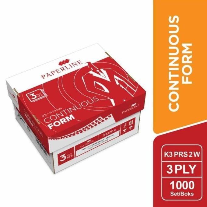 

TERLARIS - Kertas Continuous Form Paperline - 9 1/2 x 11" - 3 Ply (K3)