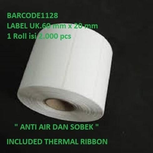 

NEW LABEL YUPO 60mm x 20mm