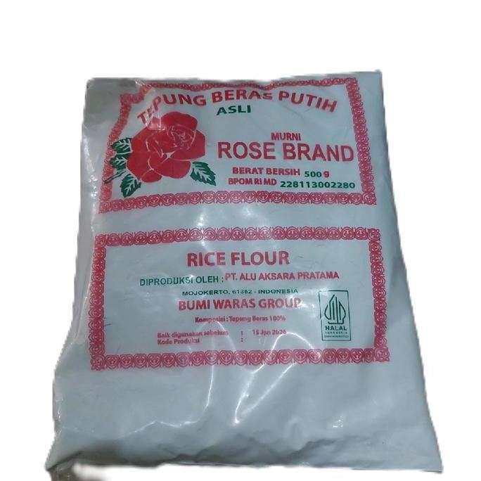 

Terlaris Tepung Beras Rosebrand 1/2 Kg - Cocok Untuk Membuat Kue Dan Masakan - Food, Baking