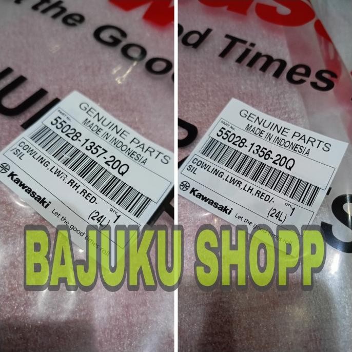 New Fairing Fering Bawah merah maroon Ninja Rr Old ZX Original