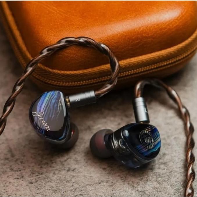 Grosir Juzear Clear 10Mm Lcp 1Dd Hifi Iem Dynamic In Ear Earphone
